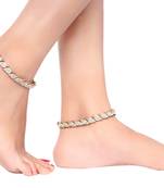 Exclusive Austrian Stone Work Designer Anklets For Party