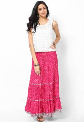 Amazing Siver Print Skirt 2
