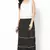 Stunning Black Cotton Skirt with silver print