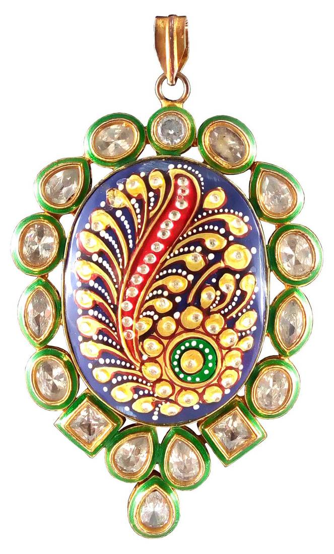 Multicolor gold plated pendants REJEWEL 1634377