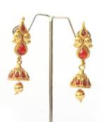 Traditional Mango Layered Teardrop Set - Red
