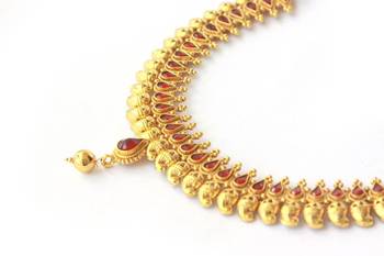 Traditional Mango Layered Teardrop Set - Red 2