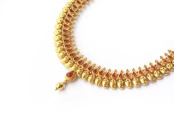 Traditional Mango Layered Teardrop Set - Red 4