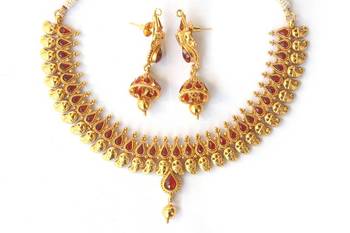Traditional Mango Layered Teardrop Set - Red 6