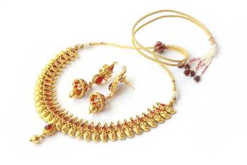 Traditional Mango Layered Teardrop Set - Red 7