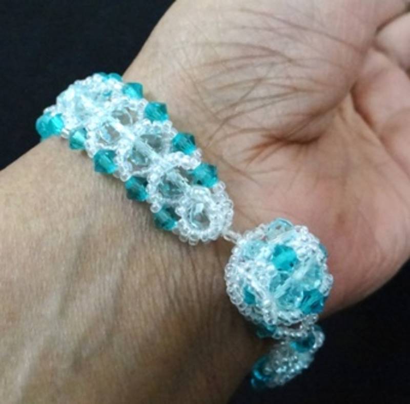 Clear Blues Bracelet