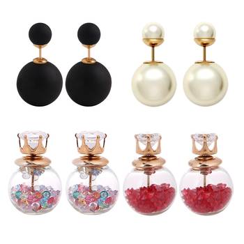 Multicolor pearl earrings 1