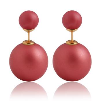 Multicolor pearl earrings 4