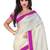 pink printed tussar_silk saree With Blouse