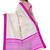 pink printed tussar_silk saree With Blouse
