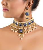 Pretty Choker Set With Meenakari Work