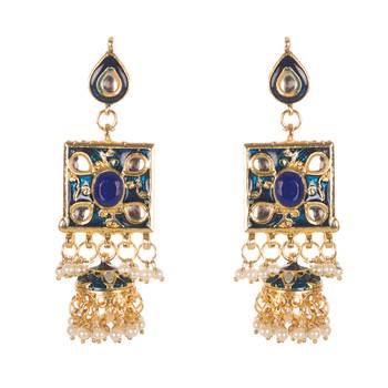 Pretty Choker Set With Meenakari Work 6
