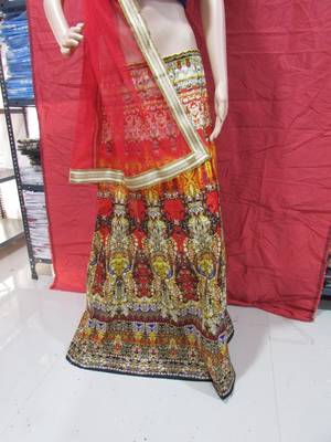 lehenga choli by kmozi (Dark orange) 8