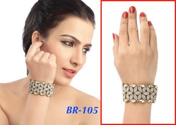 Exclusive Fancy Floral Kundan Austrian Stone Work Design Bracelet 1