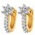 White cubic zirconia earrings