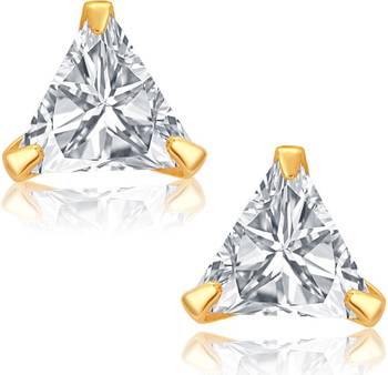 White cubic zirconia earrings 5