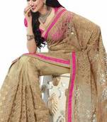 Sudarshan silks Sudarshan Silk's Awesome Collections-Cream-Georgette-sarees-SUT1904ASHIKA