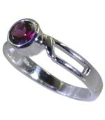 shapely Garnet 925 sterling silver Red Ring supplies