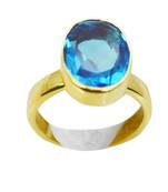 fascinating Blue Topaz Copper Blue Ring suppilerin