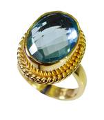foxy Blue Topaz Copper Blue Ring supplyin