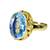 grand Blue Topaz Copper Blue Ring wholesalein