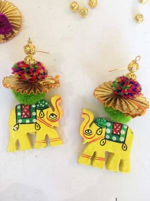 Ellie Gota Pom Pom Earrings 1
