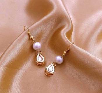 Kundan And Pearl Earrings 1