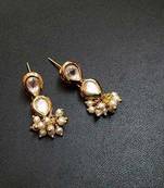 Kundan Pearl Embellished Earrings