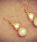 Kundan And Pearl Earrings