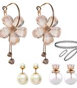 Multicolor pearl earrings