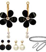 Multicolor pearl earrings