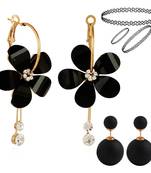 Multicolor pearl earrings