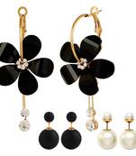 Multicolor pearl earrings