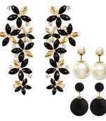 Multicolor pearl earrings