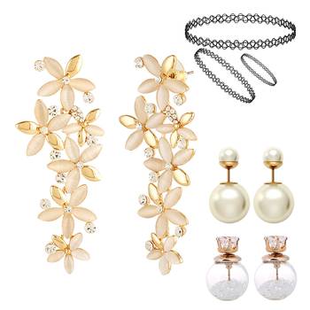 Multicolor pearl earrings 1