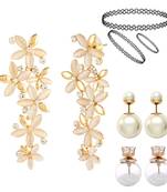 Multicolor pearl earrings