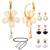 Multicolor pearl earrings