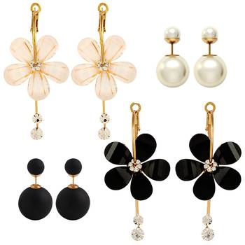 Multicolor pearl earrings 1