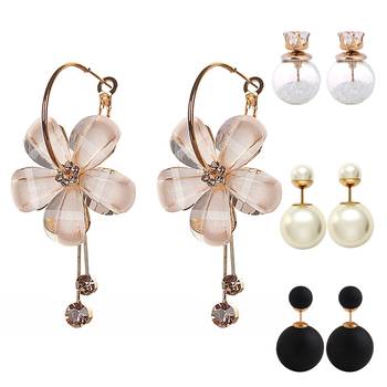 Multicolor pearl earrings 1