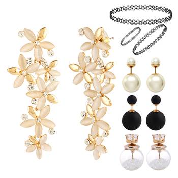 Multicolor pearl earrings 1