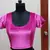 Fuchsia Velvet Stretchable Ready To Wear Saree Blouse Xl. A Muhenera Collection A 9 