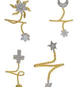 Gold Cubic Zirconia Rings