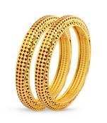 Indian Tradition Design Gold Plated Bangle