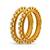 Youthful Design Stone Gold Finishing Bangle