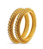 Indian Gold Finishing White Stone  Moddish Bangle