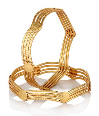 Gold pearl bangles-and-bracelets 1
