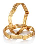 Gold pearl bangles-and-bracelets