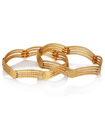 Gold pearl bangles-and-bracelets 2