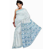 Ethnic Designer Kota Doria Pure Cotton Saree