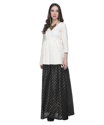 Women's Designer Cotton Angrakha Top In Cotton Jacquard 3